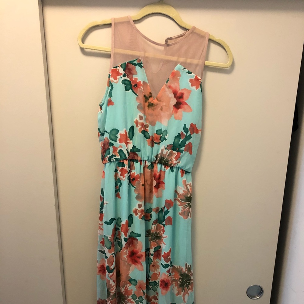 LUSH Maxi Floral Dress